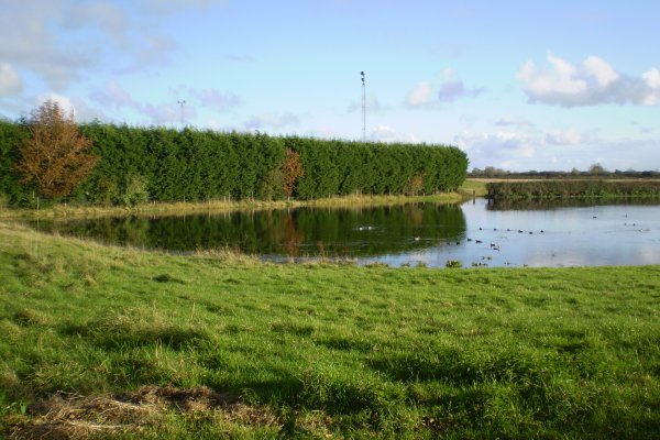 Cottesmore Lake in flood